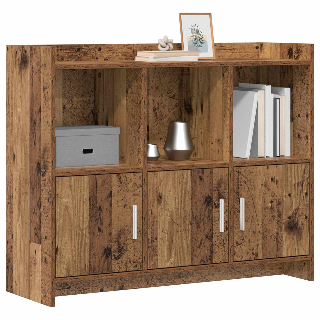 vidaXL Bufet Stare drewno 98,5 x 33 x 80 cm Drewno inżynieryjne