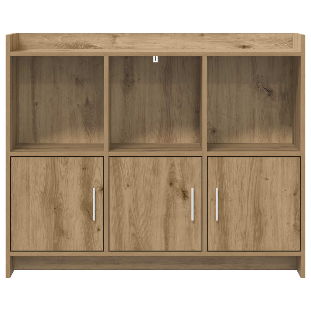 vidaXL Bufet Dąb artisan 98,5 x 33 x 80 cm Drewno inżynieryjne