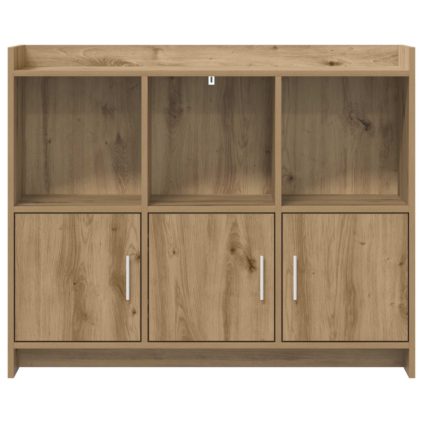 vidaXL Bufet Dąb artisan 98,5 x 33 x 80 cm Drewno inżynieryjne