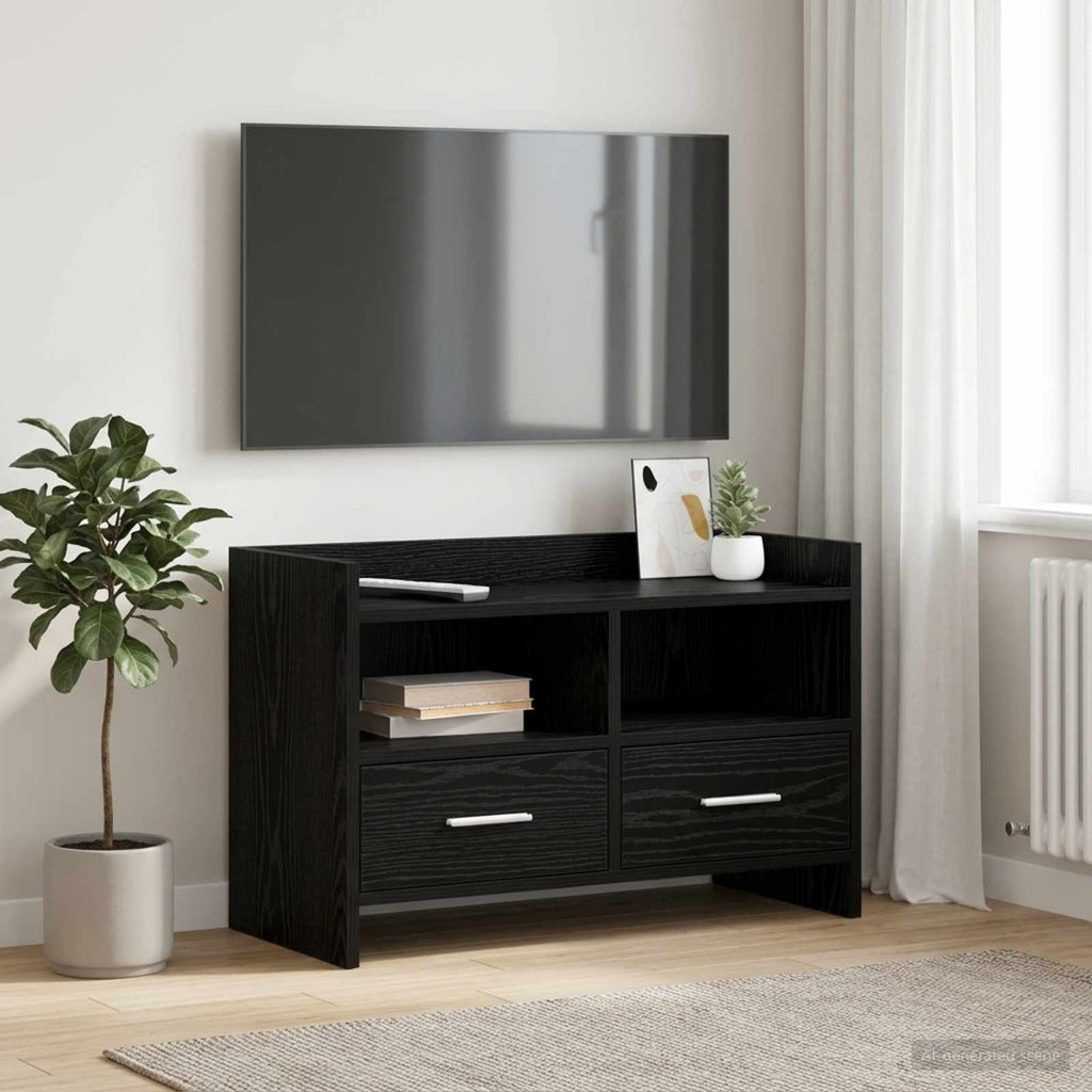 vidaXL Szafka pod telewizor 71,5 x 33 x 47 cm Czarny dąb