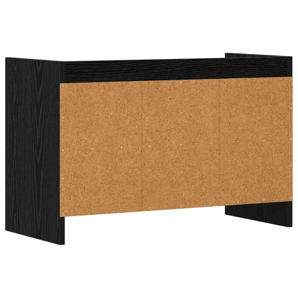 vidaXL Szafka pod telewizor 71,5 x 33 x 47 cm Czarny dąb