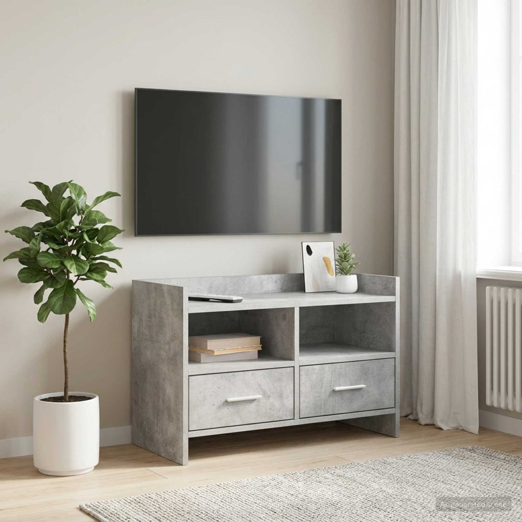 vidaXL Szafka pod telewizor 71,5 x 33 x 47 cm Betonowy szary