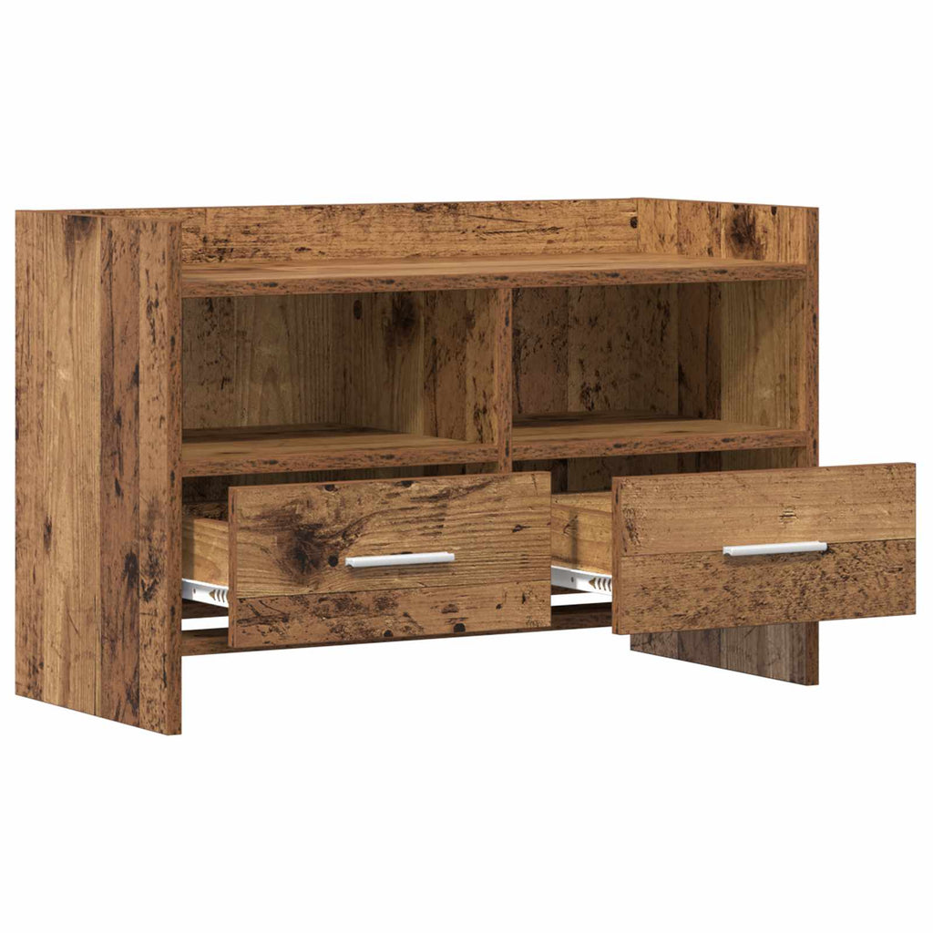 vidaXL Szafka pod telewizor 71,5 x 33 x 47 cm Stare drewno