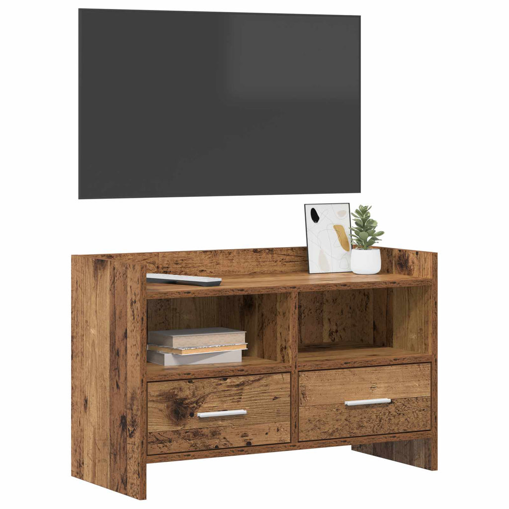 vidaXL Szafka pod telewizor 71,5 x 33 x 47 cm Stare drewno