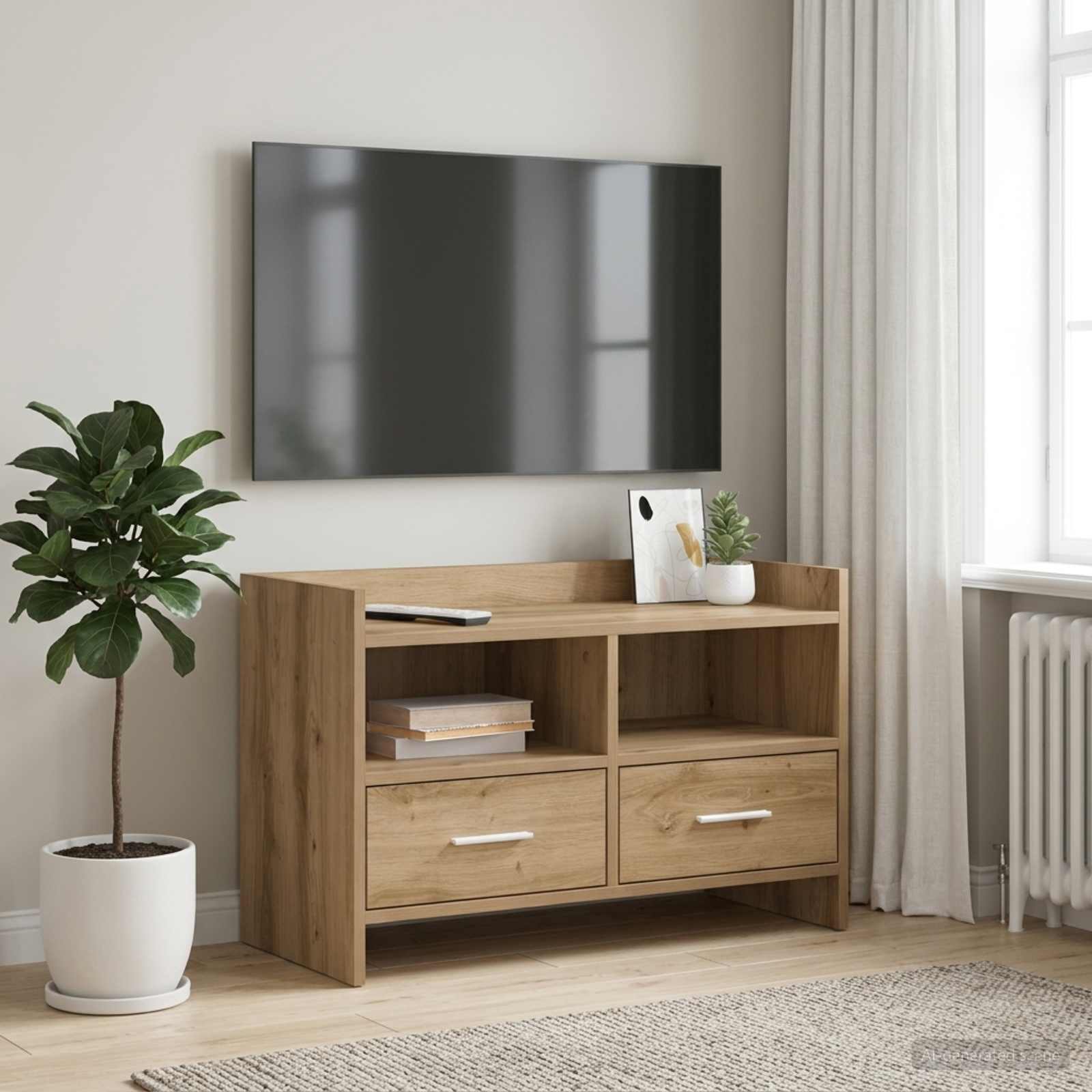 vidaXL Szafka pod telewizor 71,5 x 33 x 47 cm Dąb artisan