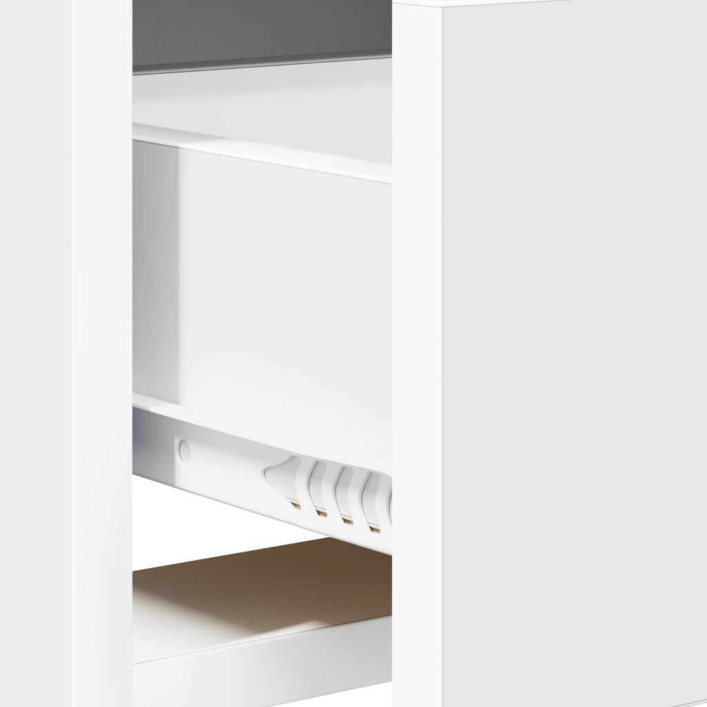 vidaXL Szafka pod telewizor 100 x 33 x 47 cm Biały Drewno inżynieryjne