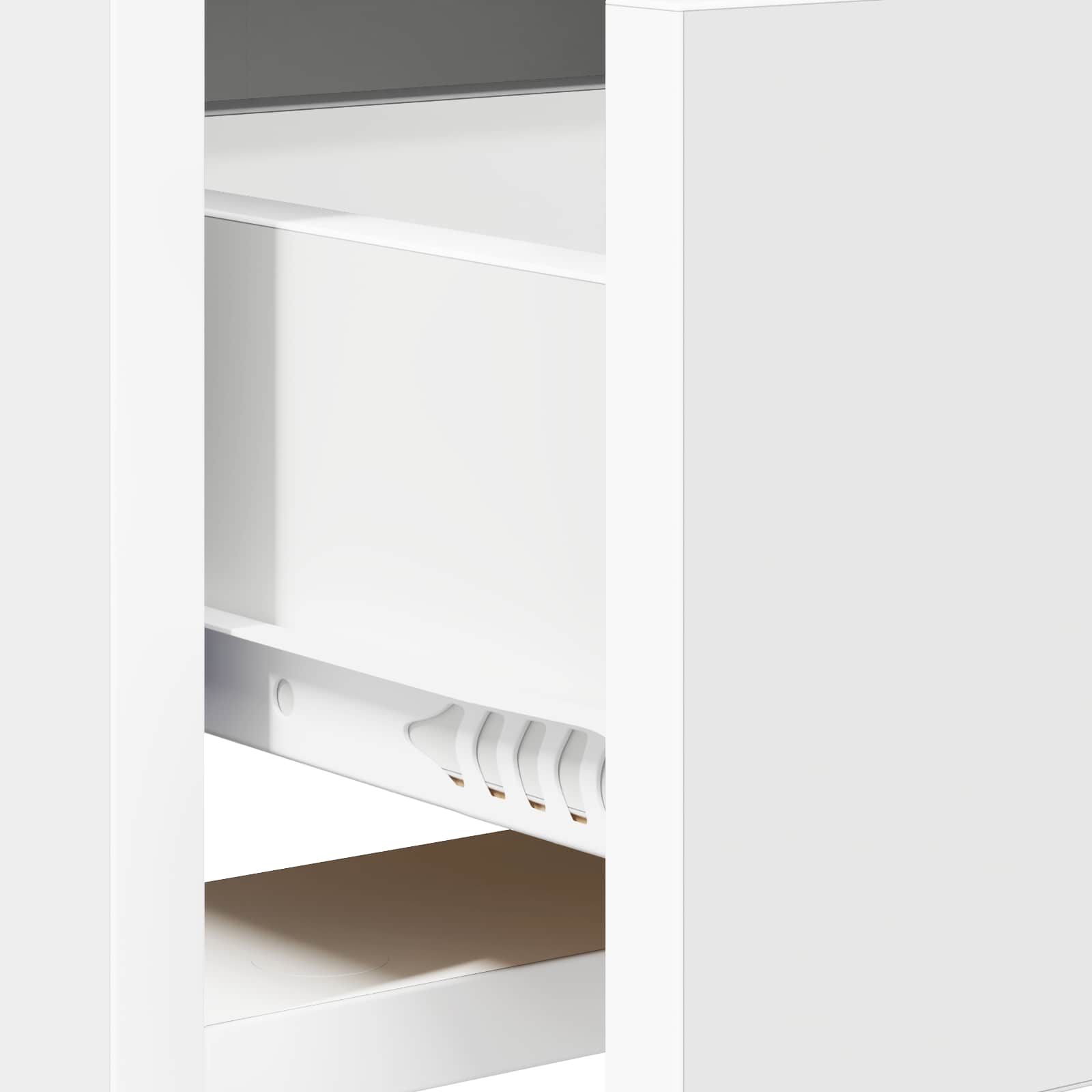 vidaXL Szafka pod telewizor 100 x 33 x 47 cm Biały Drewno inżynieryjne
