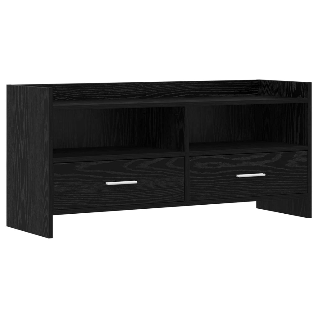 vidaXL Szafka pod telewizor 100 x 33 x 47 cm Czarny dąb