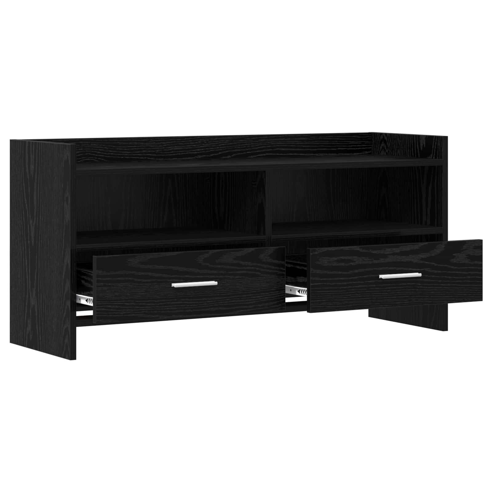 vidaXL Szafka pod telewizor 100 x 33 x 47 cm Czarny dąb