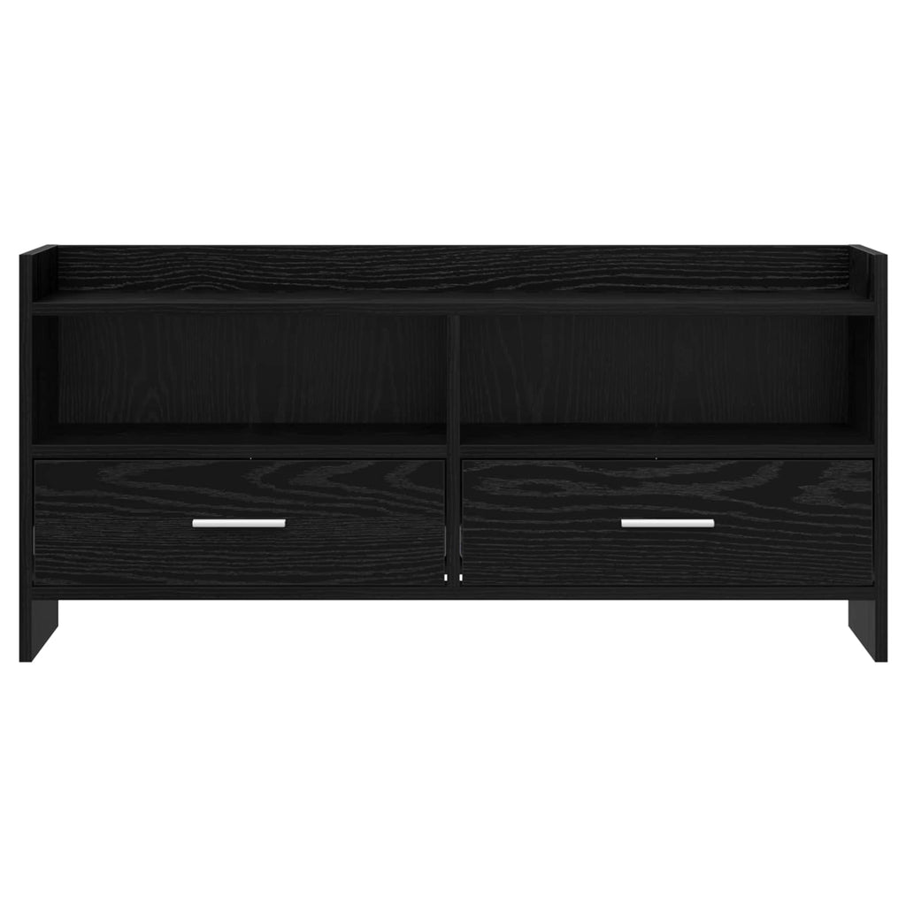 vidaXL Szafka pod telewizor 100 x 33 x 47 cm Czarny dąb
