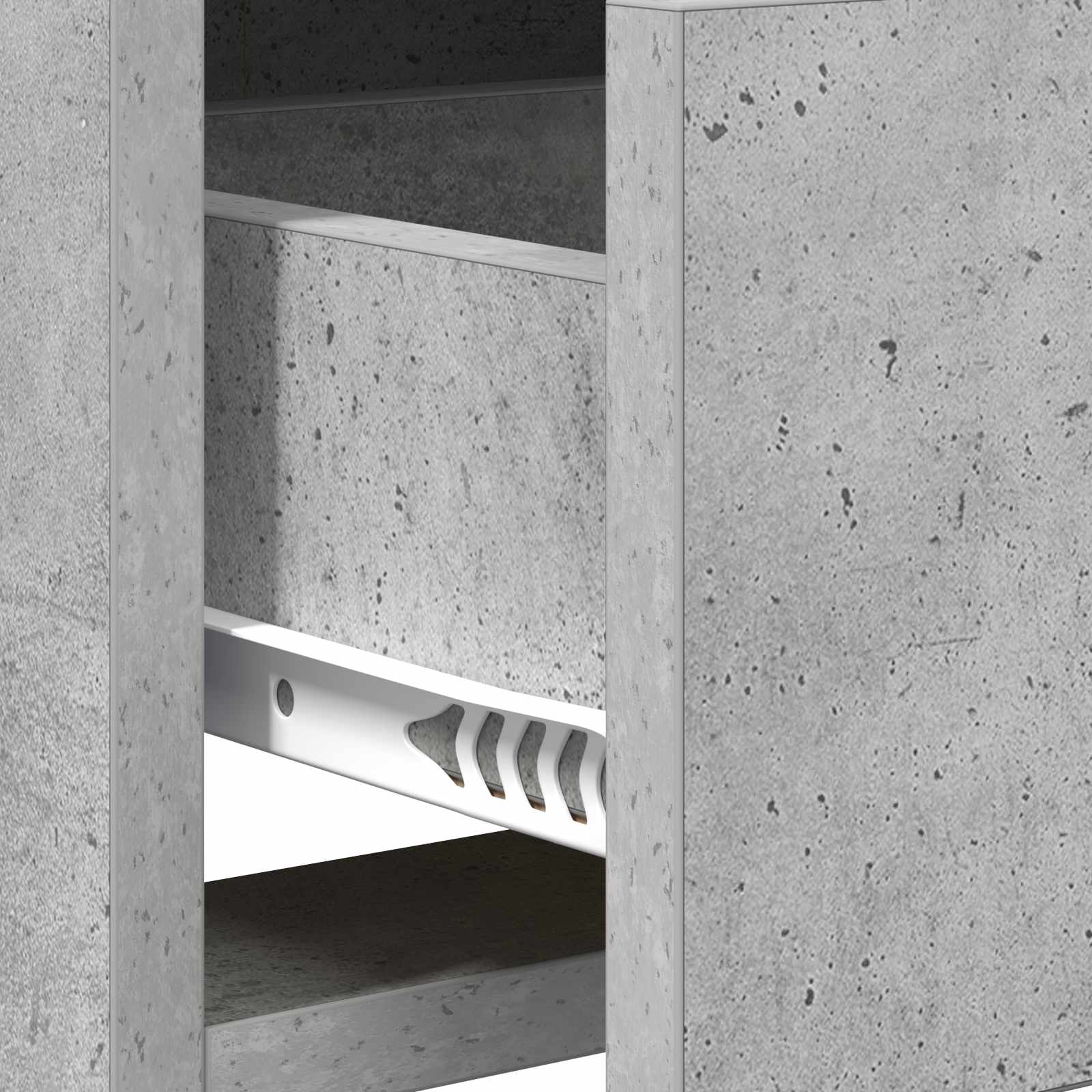 vidaXL Szafka pod telewizor 100 x 33 x 47 cm Betonowy szary