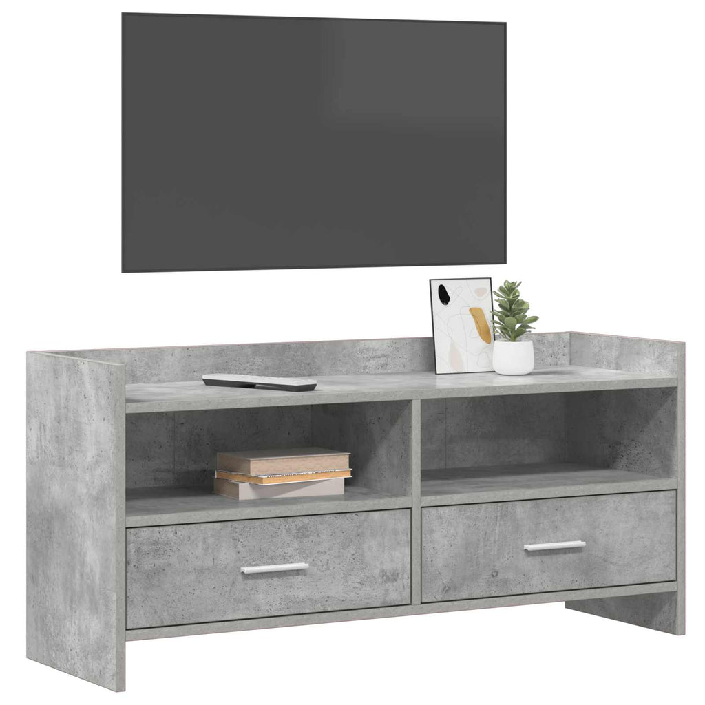 vidaXL Szafka pod telewizor 100 x 33 x 47 cm Betonowy szary