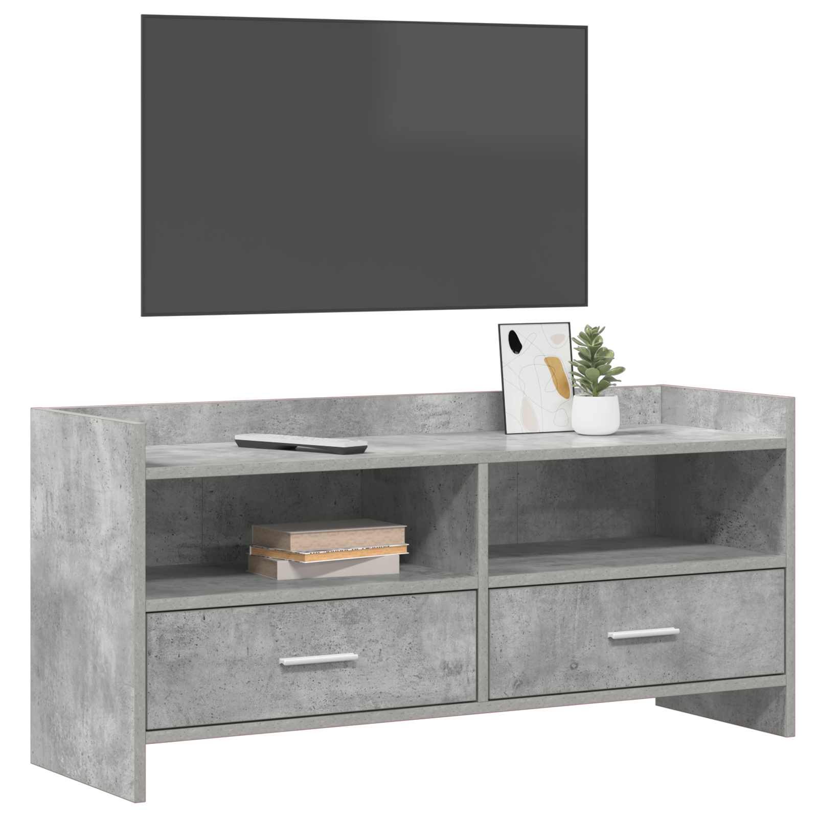 vidaXL Szafka pod telewizor 100 x 33 x 47 cm Betonowy szary