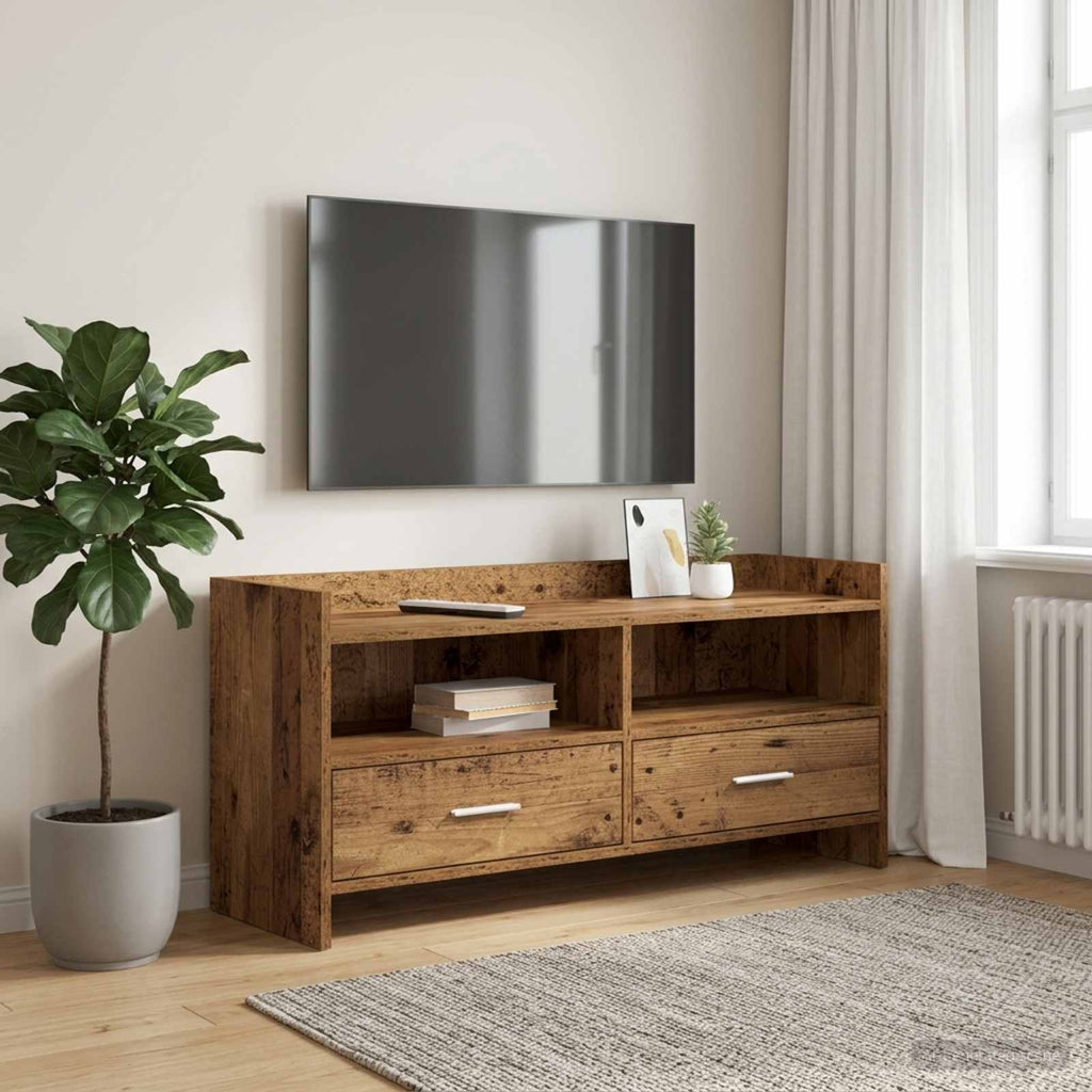 vidaXL Szafka pod telewizor 100 x 33 x 47 cm Stare drewno