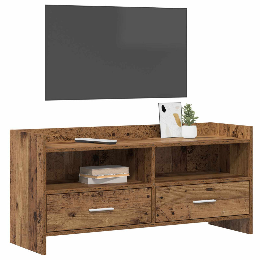 vidaXL Szafka pod telewizor 100 x 33 x 47 cm Stare drewno