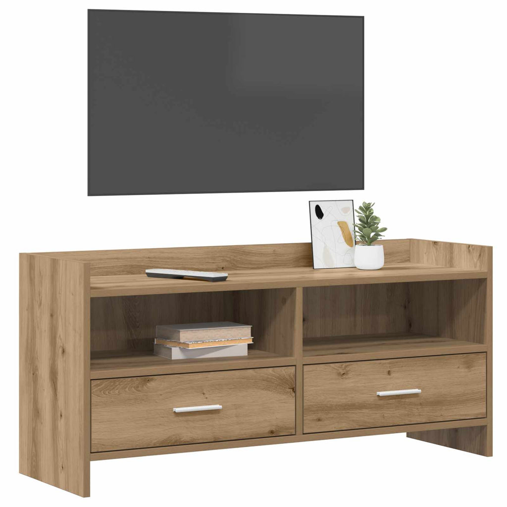 vidaXL Szafka pod telewizor 100 x 33 x 47 cm Dąb artisan