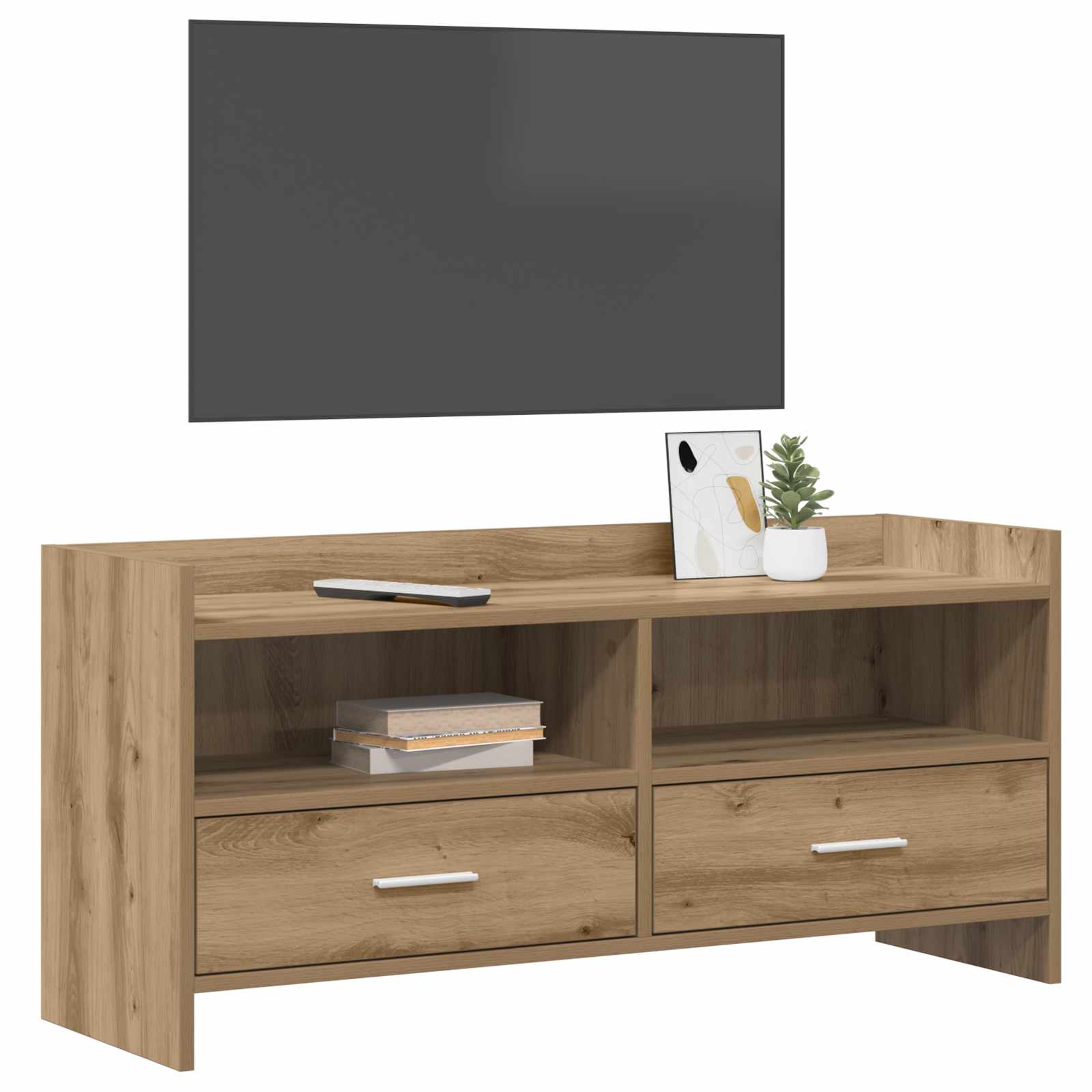 vidaXL Szafka pod telewizor 100 x 33 x 47 cm Dąb artisan