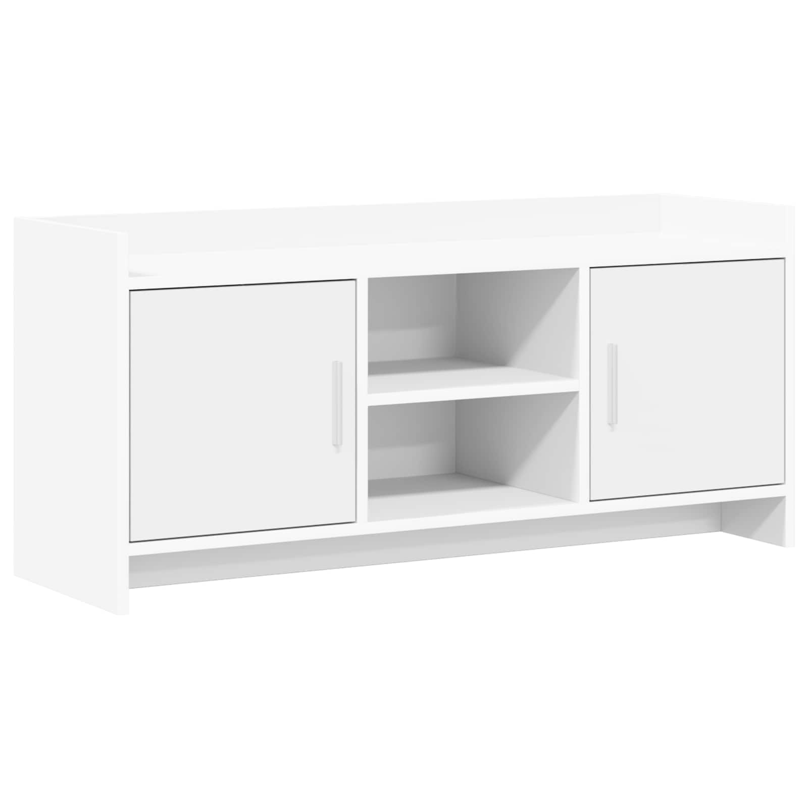 vidaXL Szafka pod telewizor 102 x 33 x 47 cm Biały Drewno inżynieryjne
