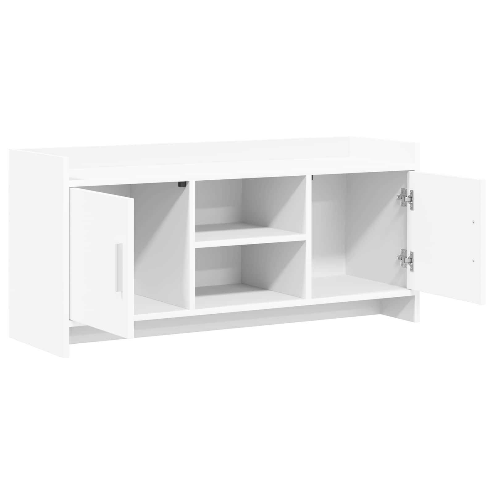 vidaXL Szafka pod telewizor 102 x 33 x 47 cm Biały Drewno inżynieryjne