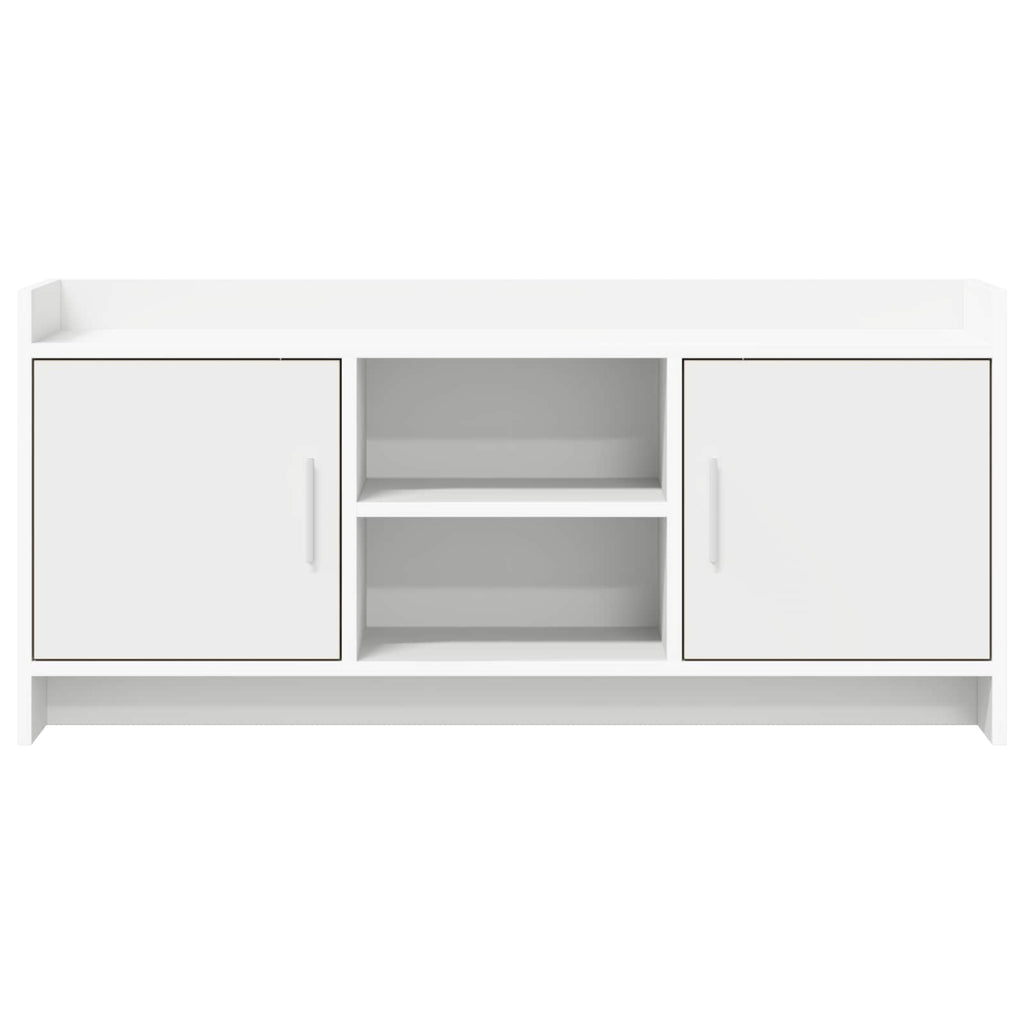 vidaXL Szafka pod telewizor 102 x 33 x 47 cm Biały Drewno inżynieryjne
