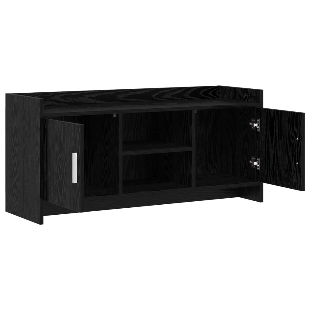 vidaXL Szafka pod telewizor 102 x 33 x 47 cm Czarny dąb