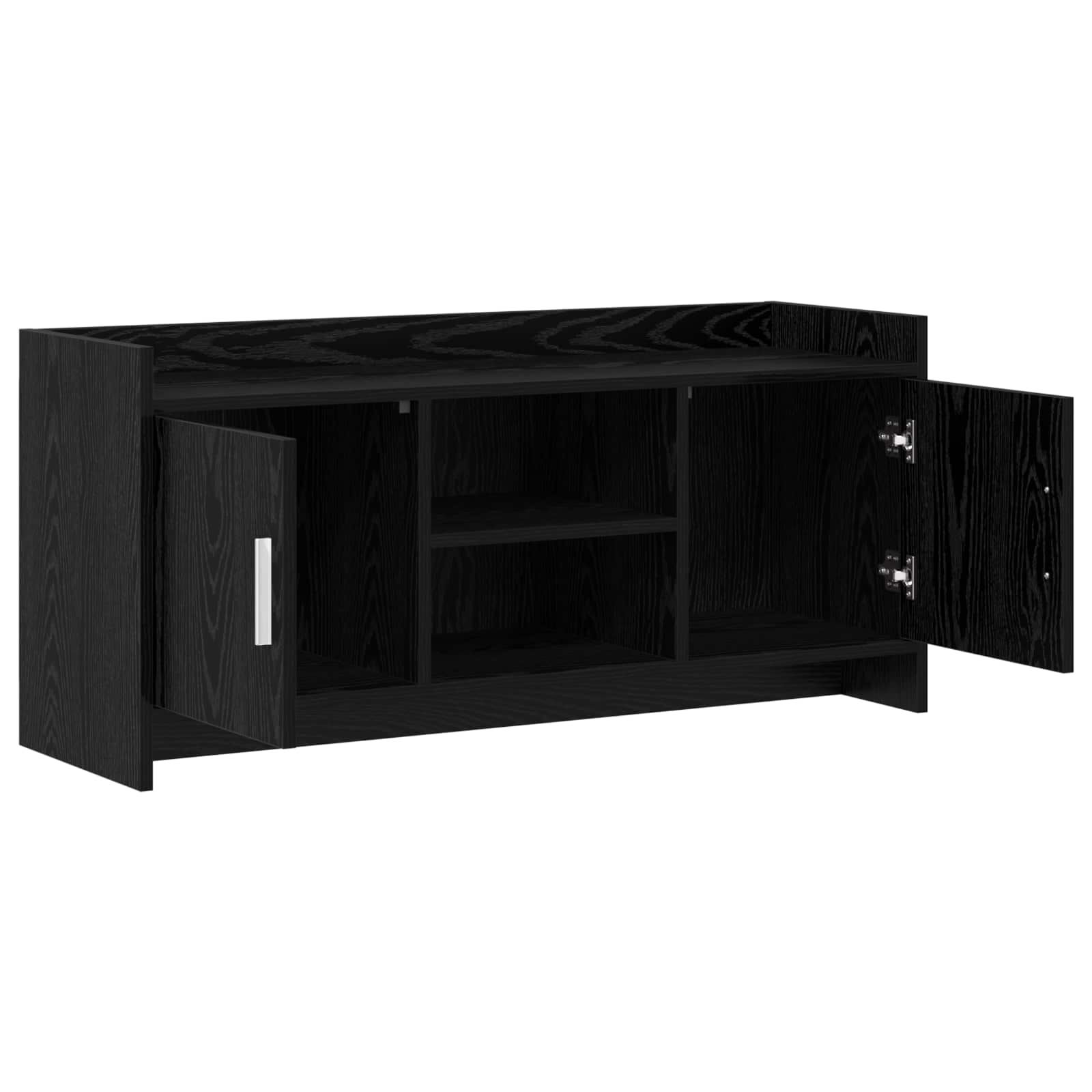 vidaXL Szafka pod telewizor 102 x 33 x 47 cm Czarny dąb