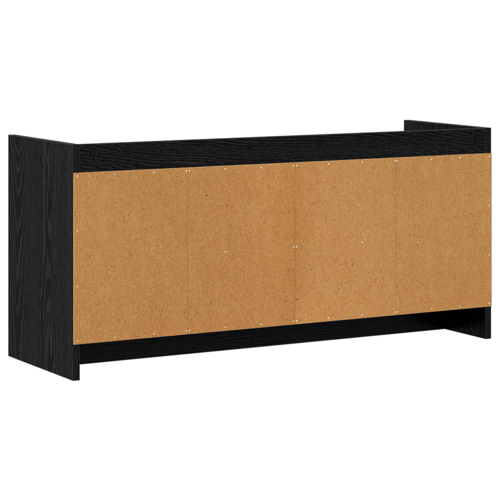 vidaXL Szafka pod telewizor 102 x 33 x 47 cm Czarny dąb