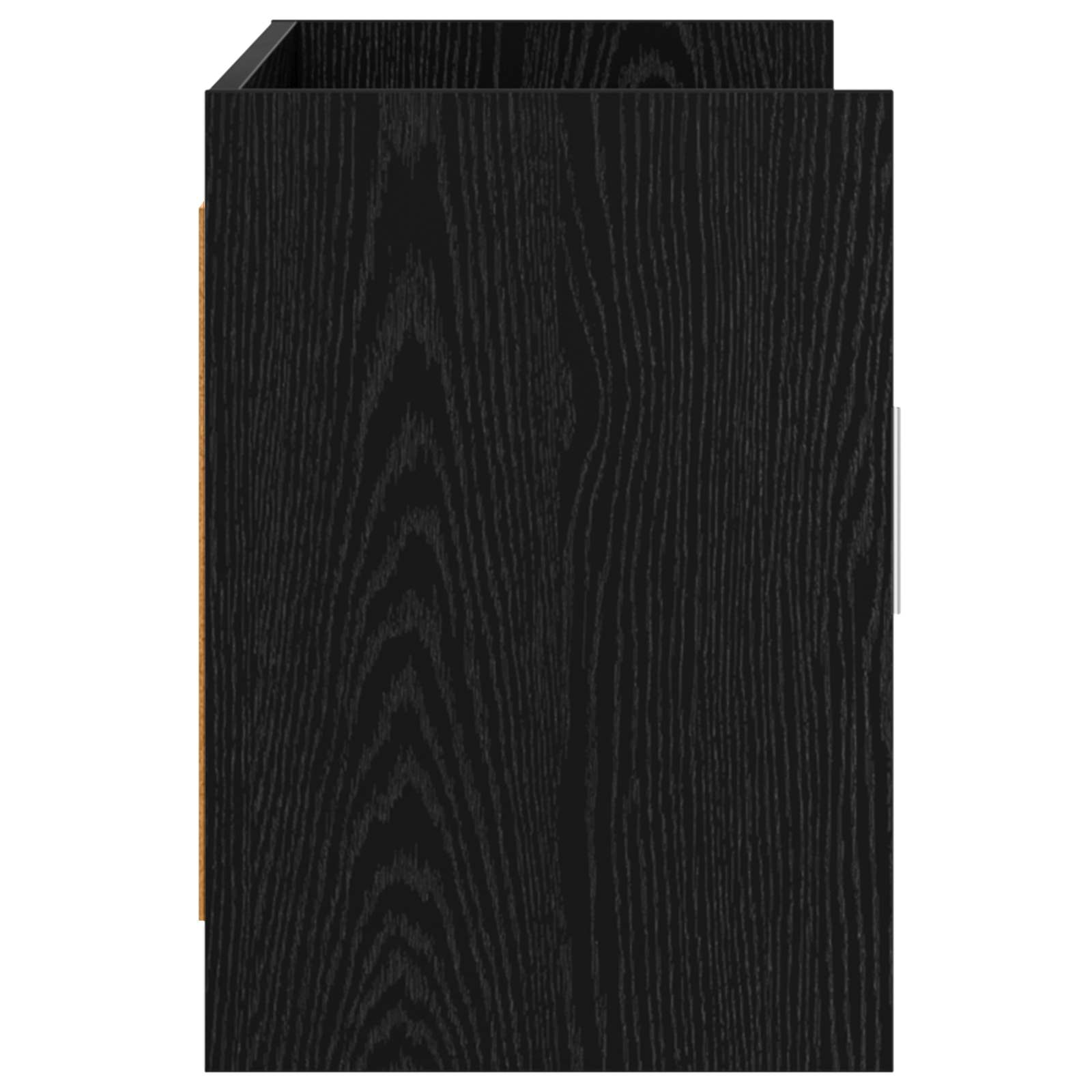 vidaXL Szafka pod telewizor 102 x 33 x 47 cm Czarny dąb