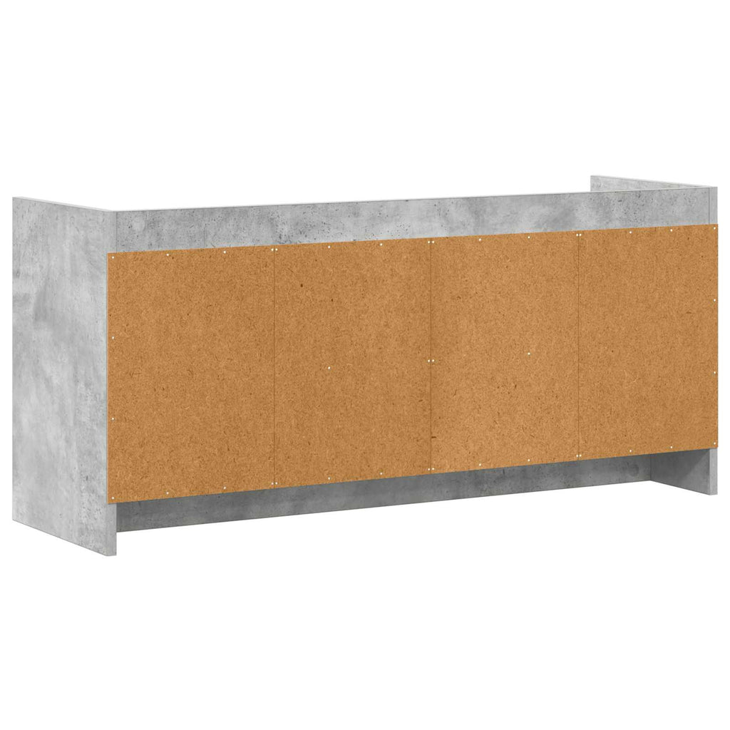 vidaXL Szafka pod telewizor 102 x 33 x 47 cm Betonowy szary