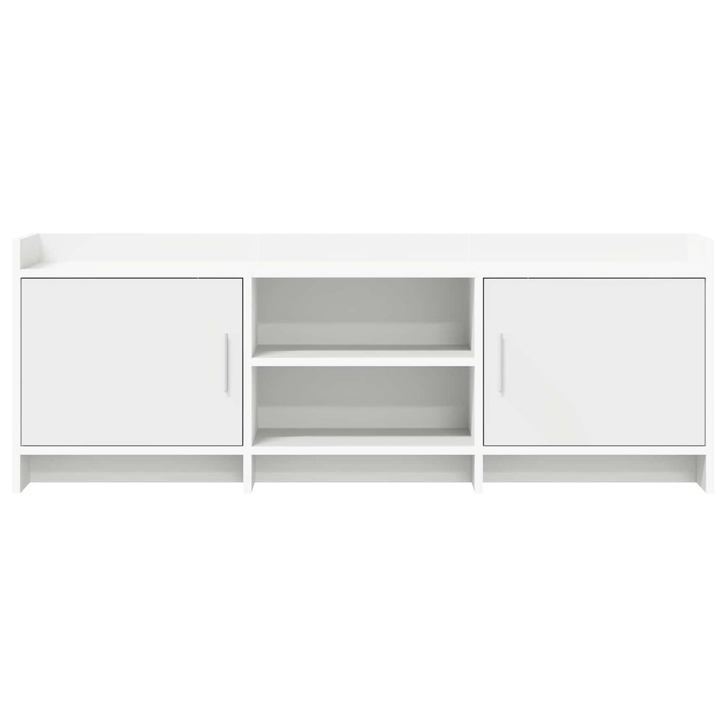vidaXL Szafka pod telewizor 130 x 33 x 47 cm Biały Drewno inżynieryjne