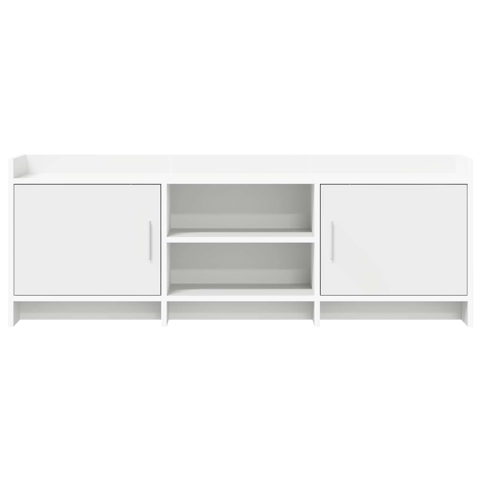 vidaXL Szafka pod telewizor 130 x 33 x 47 cm Biały Drewno inżynieryjne