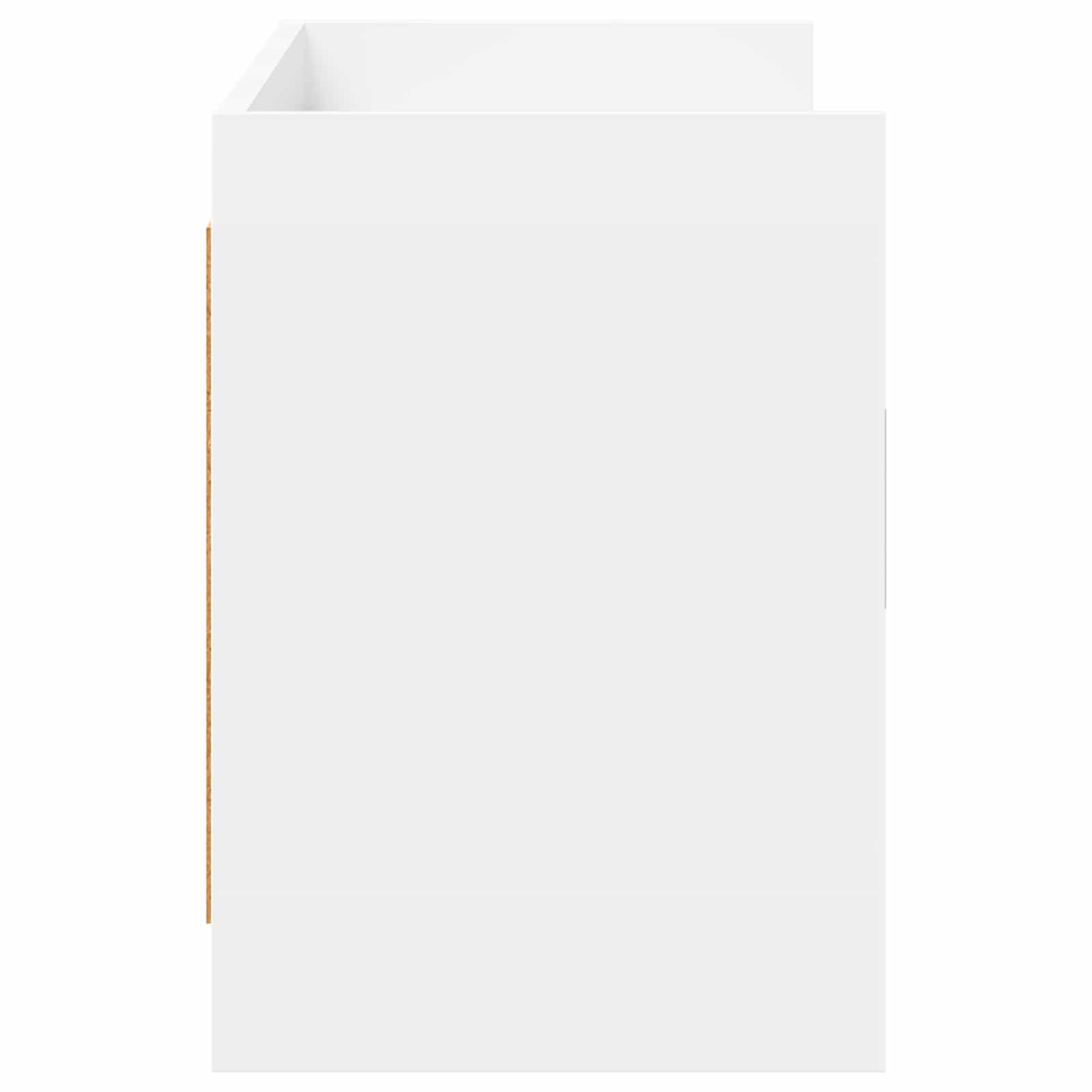 vidaXL Szafka pod telewizor 130 x 33 x 47 cm Biały Drewno inżynieryjne