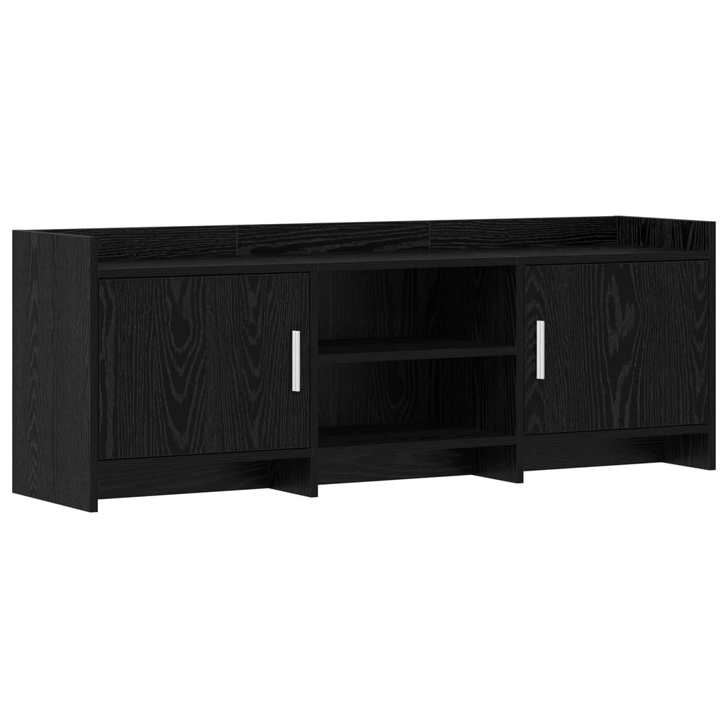 vidaXL Szafka pod telewizor 130 x 33 x 47 cm Czarny dąb