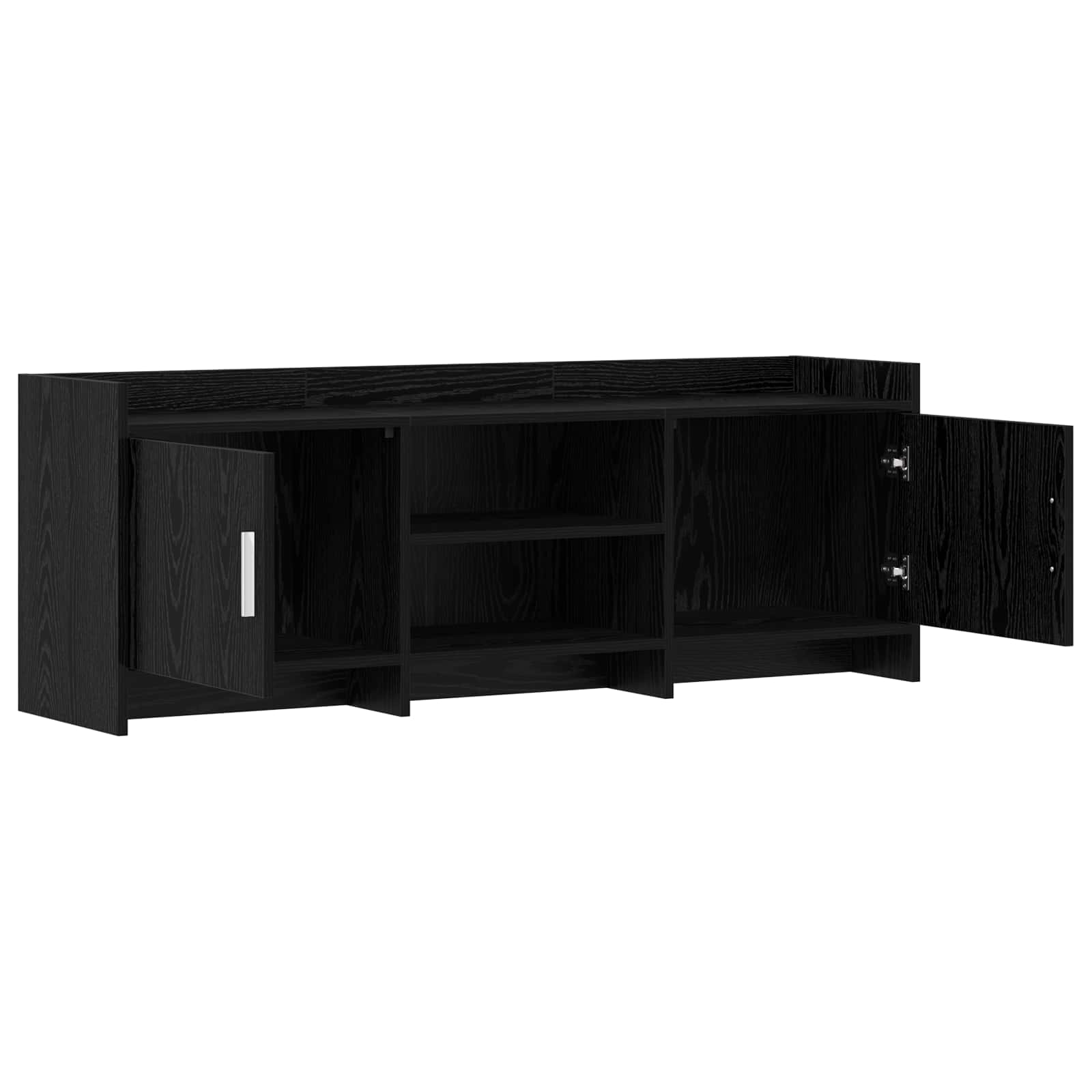 vidaXL Szafka pod telewizor 130 x 33 x 47 cm Czarny dąb