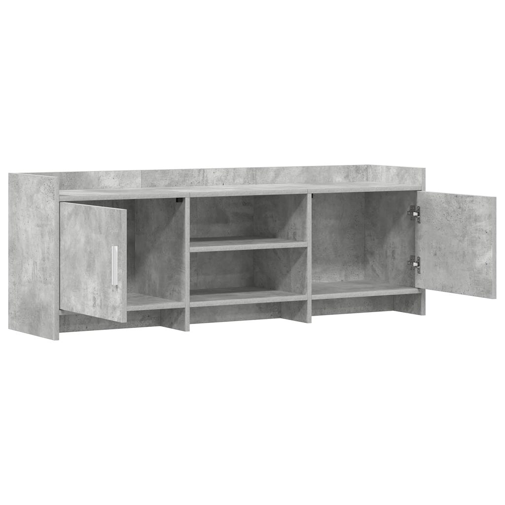 vidaXL Szafka pod telewizor 130 x 33 x 47 cm Betonowy szary