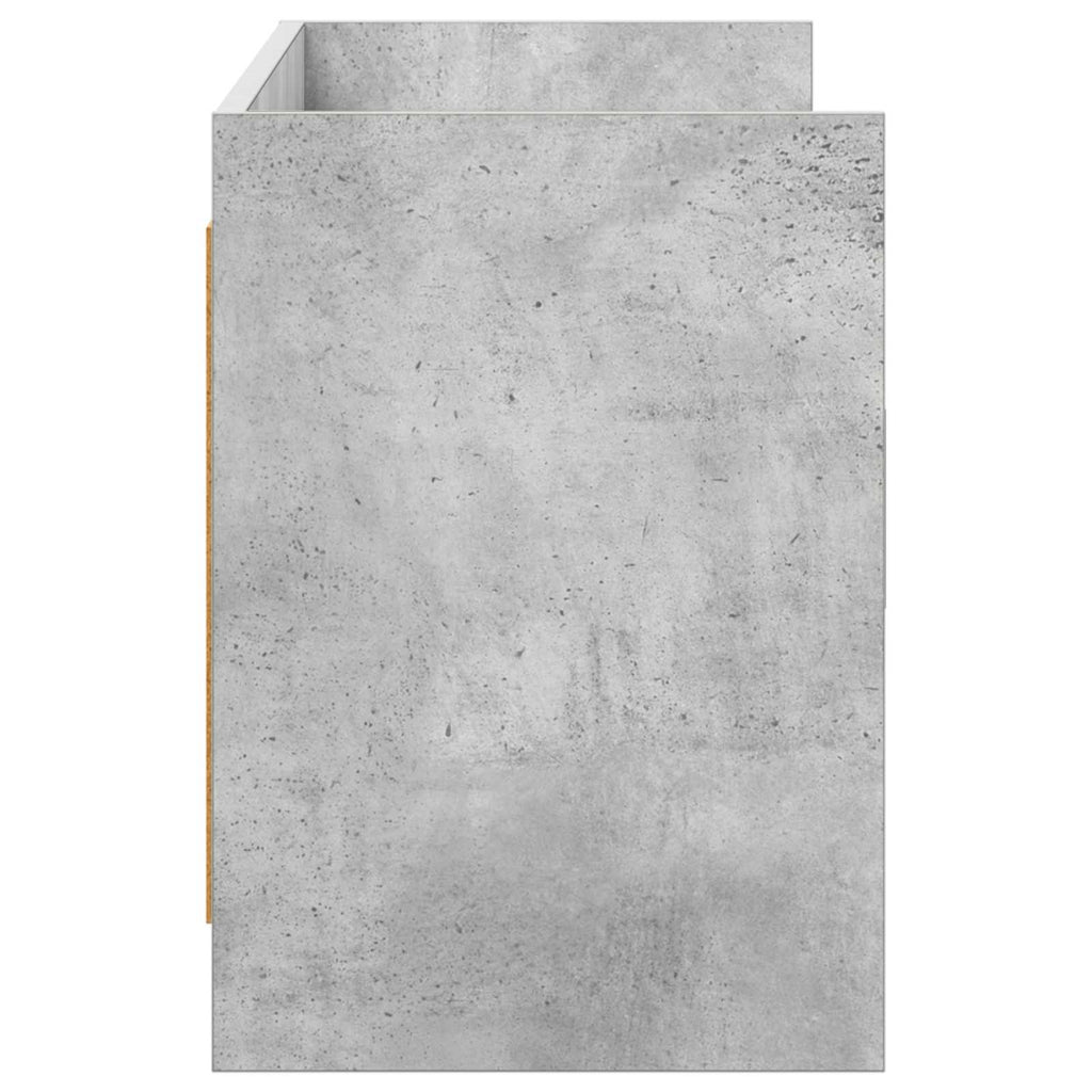 vidaXL Szafka pod telewizor 130 x 33 x 47 cm Betonowy szary