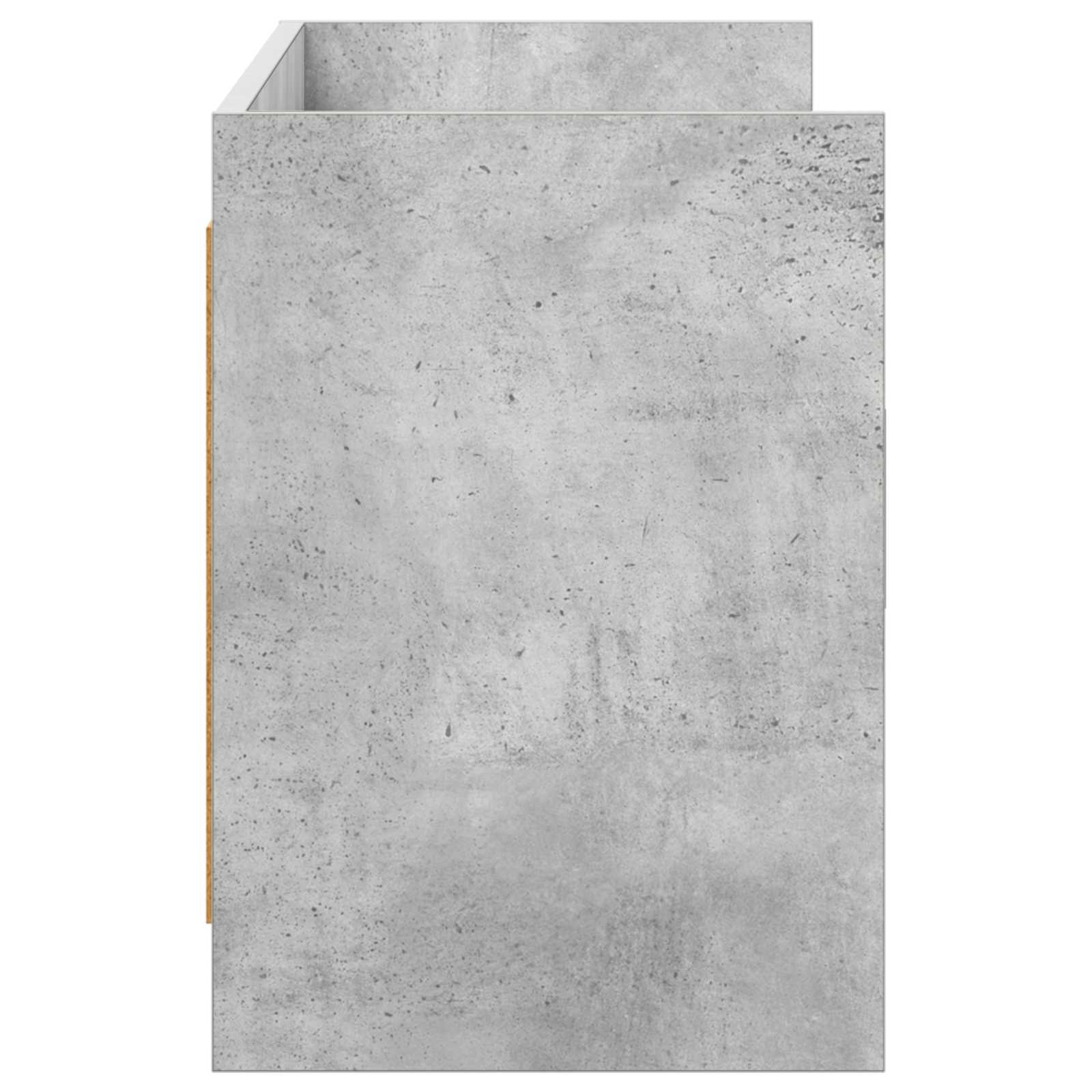 vidaXL Szafka pod telewizor 130 x 33 x 47 cm Betonowy szary