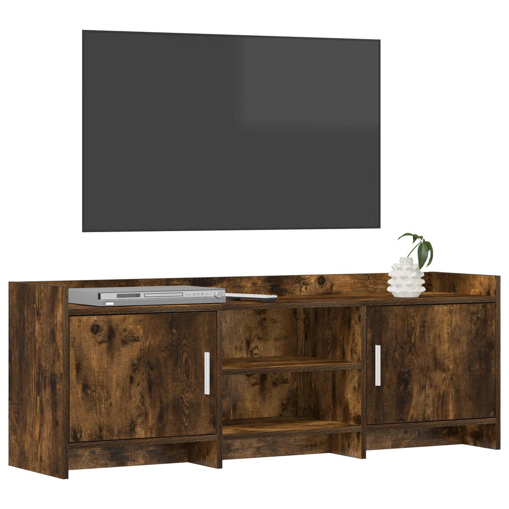 vidaXL Szafka pod telewizor 130 x 33 x 47 cm Dąb wędzony