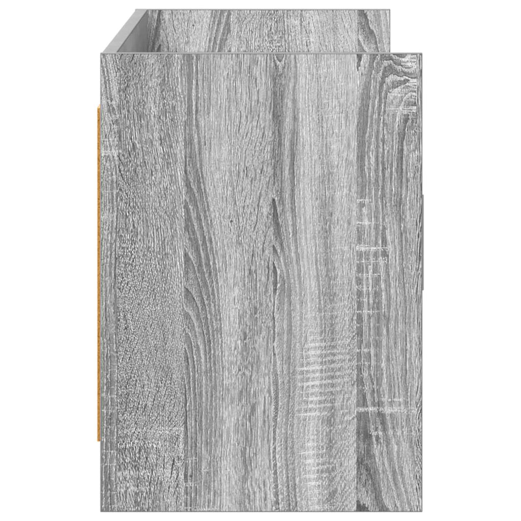 vidaXL Szafka pod telewizor 130 x 33 x 47 cm Szary Sonoma