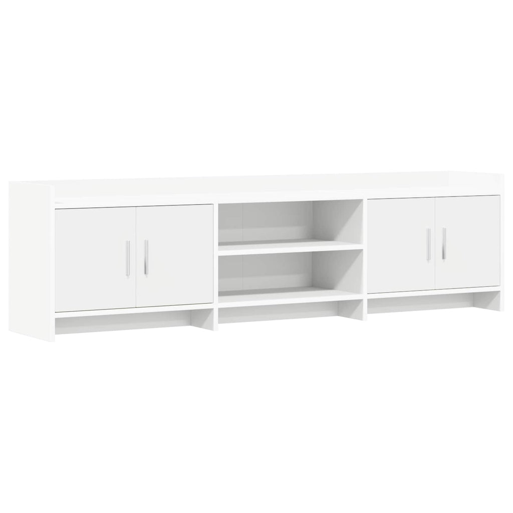 vidaXL Szafka pod telewizor 168 x 33 x 47 cm Biały Drewno inżynieryjne