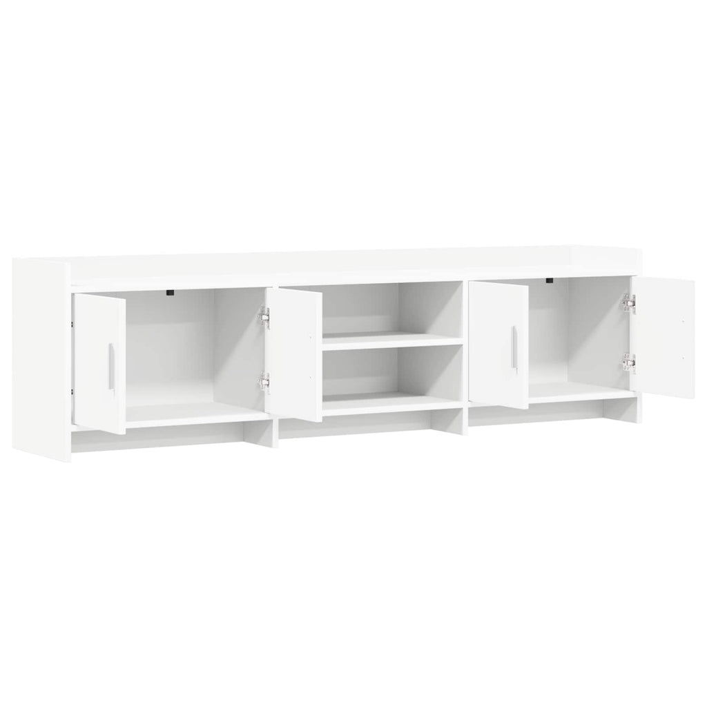 vidaXL Szafka pod telewizor 168 x 33 x 47 cm Biały Drewno inżynieryjne