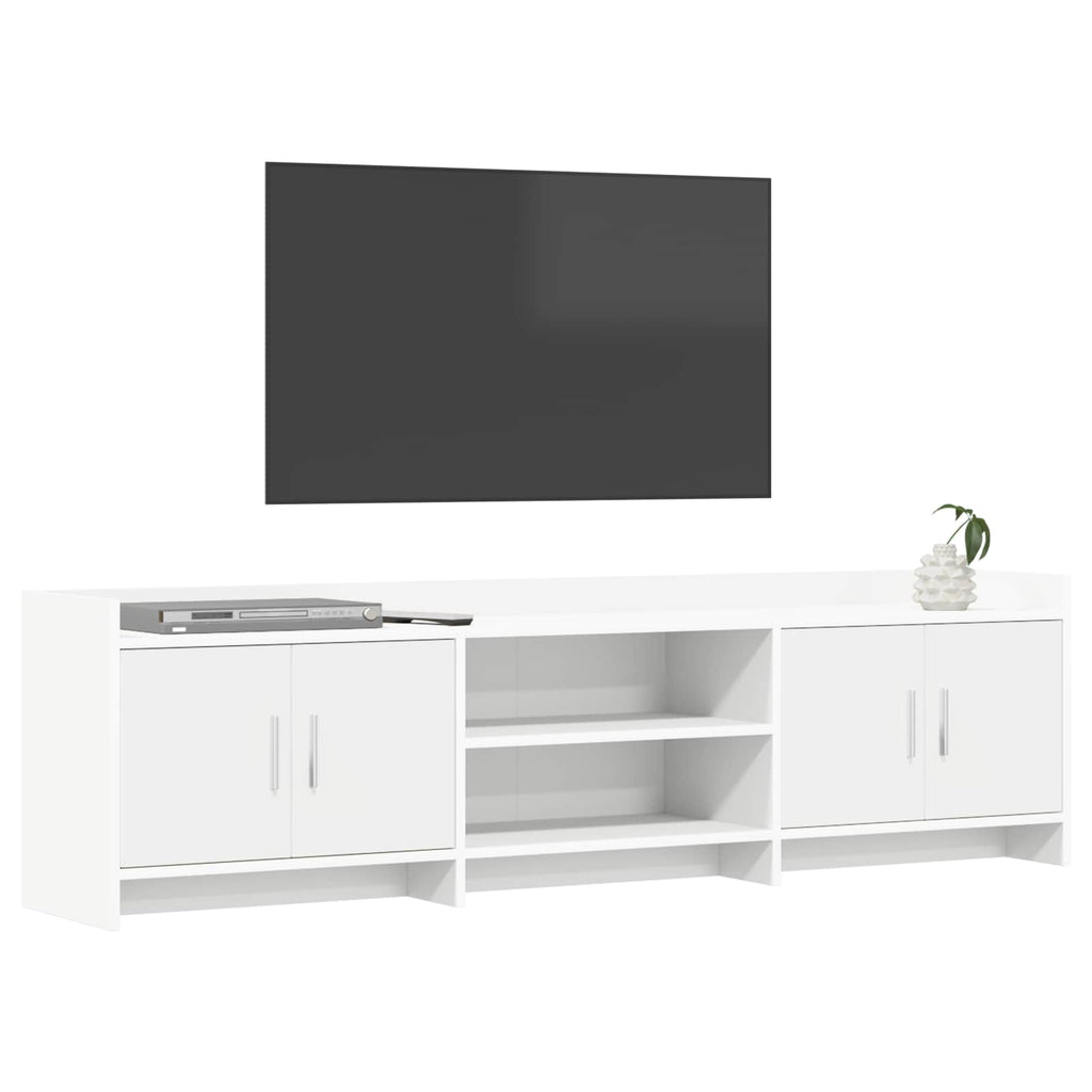 vidaXL Szafka pod telewizor 168 x 33 x 47 cm Biały Drewno inżynieryjne