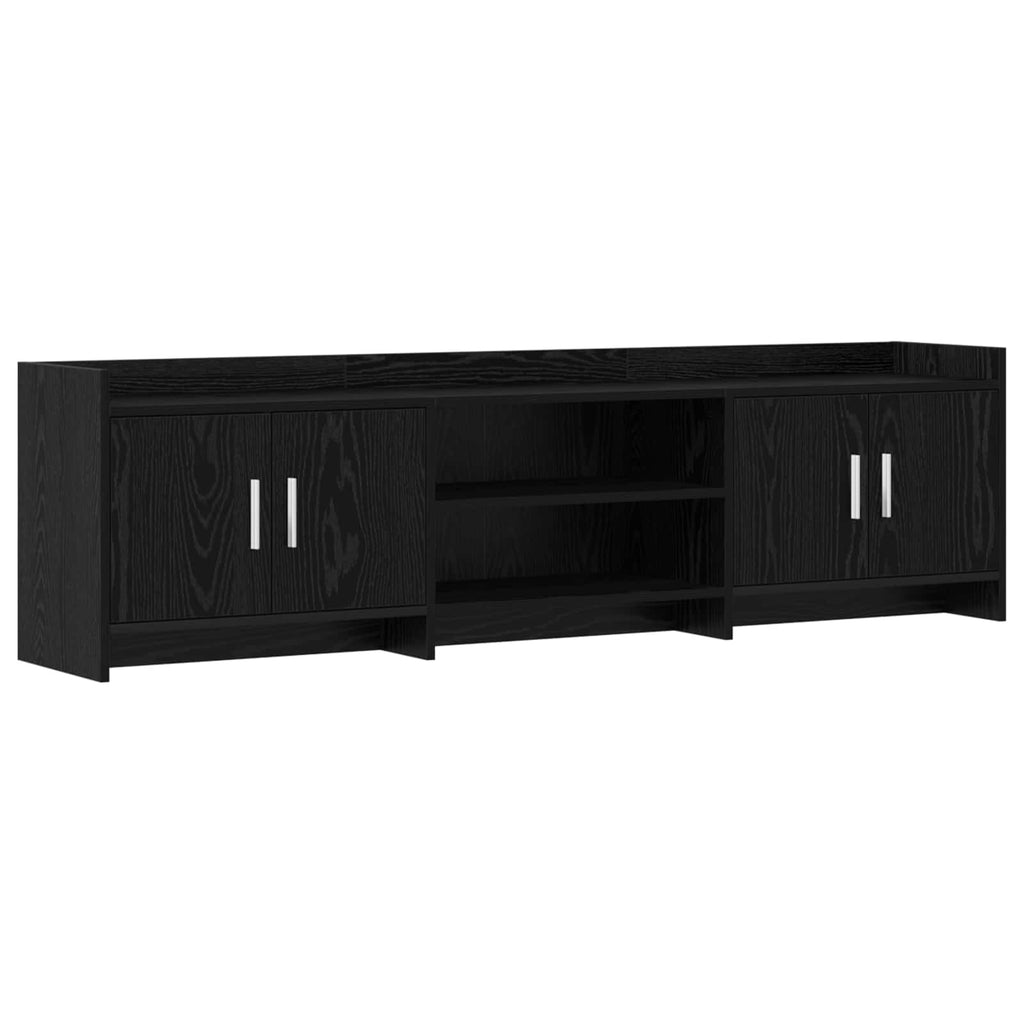 vidaXL Szafka pod telewizor 168 x 33 x 47 cm Czarny dąb