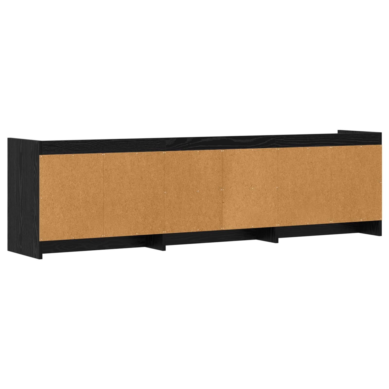 vidaXL Szafka pod telewizor 168 x 33 x 47 cm Czarny dąb