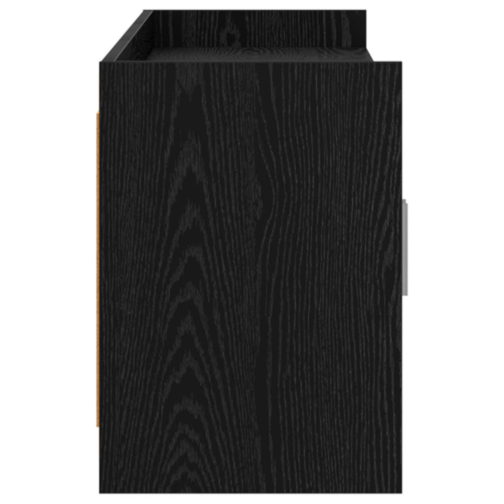 vidaXL Szafka pod telewizor 168 x 33 x 47 cm Czarny dąb