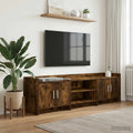 vidaXL Szafka pod telewizor 168 x 33 x 47 cm Dąb wędzony
