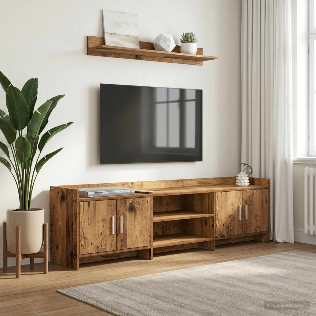 vidaXL Szafka pod telewizor 168 x 33 x 47 cm Stare drewno