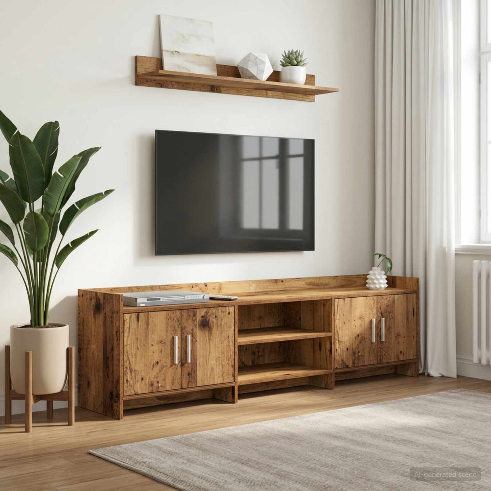 vidaXL Szafka pod telewizor 168 x 33 x 47 cm Stare drewno