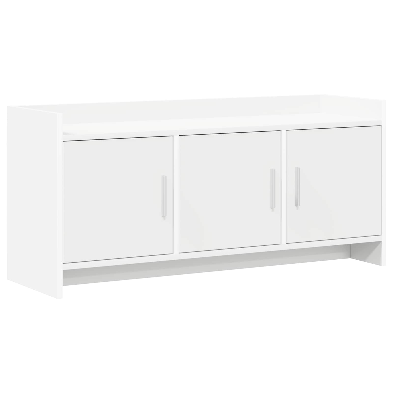 vidaXL Szafka pod telewizor 102 x 33 x 47 cm Biały Drewno inżynieryjne