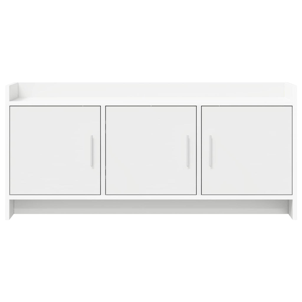 vidaXL Szafka pod telewizor 102 x 33 x 47 cm Biały Drewno inżynieryjne